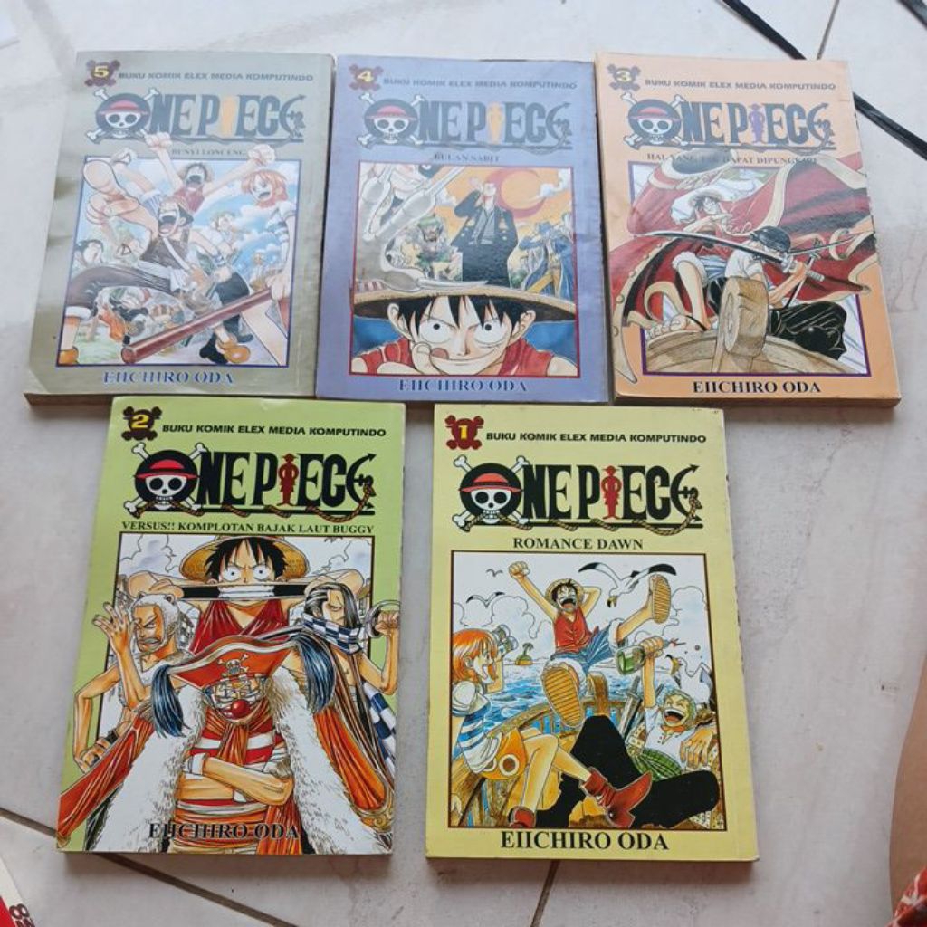 KOMIK ONE PIECE 1-10. BUNDLING 10 NOMER.