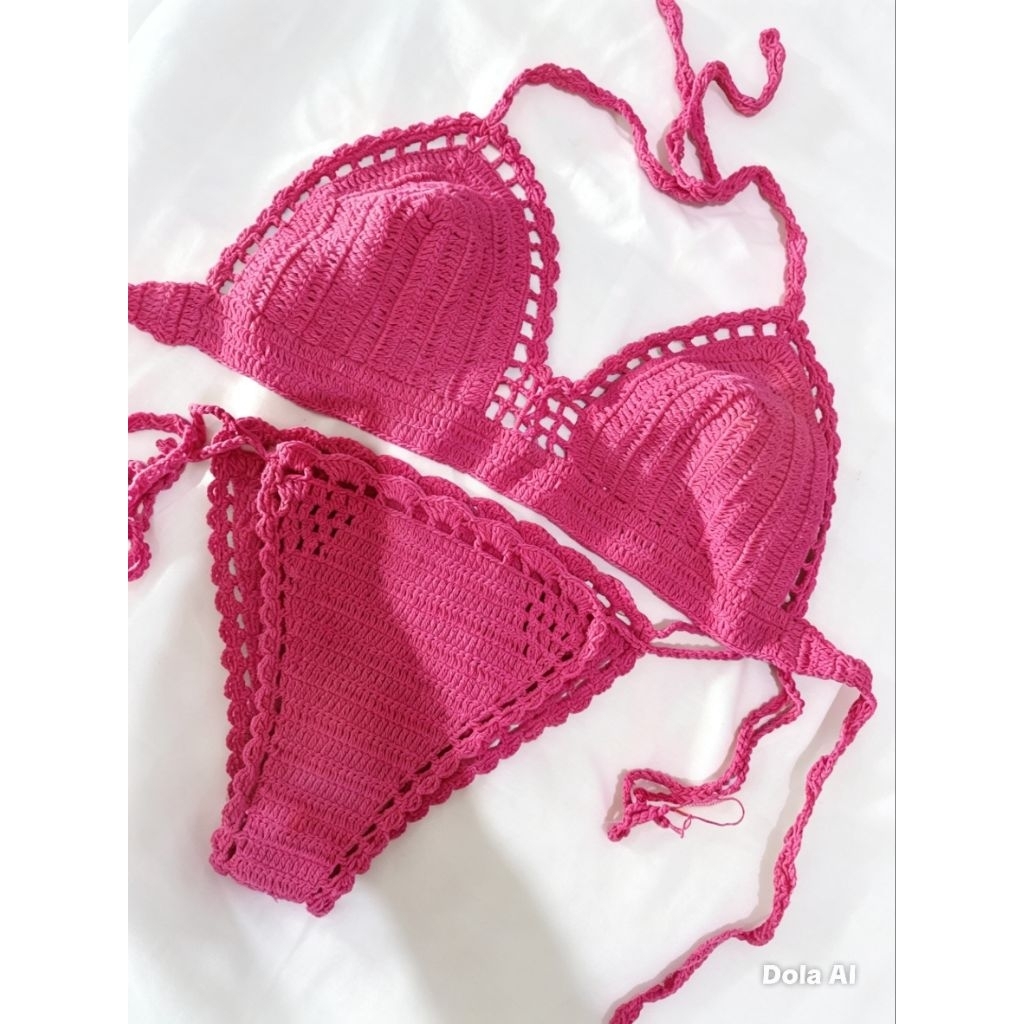 One Set Bikini Rajut Bali