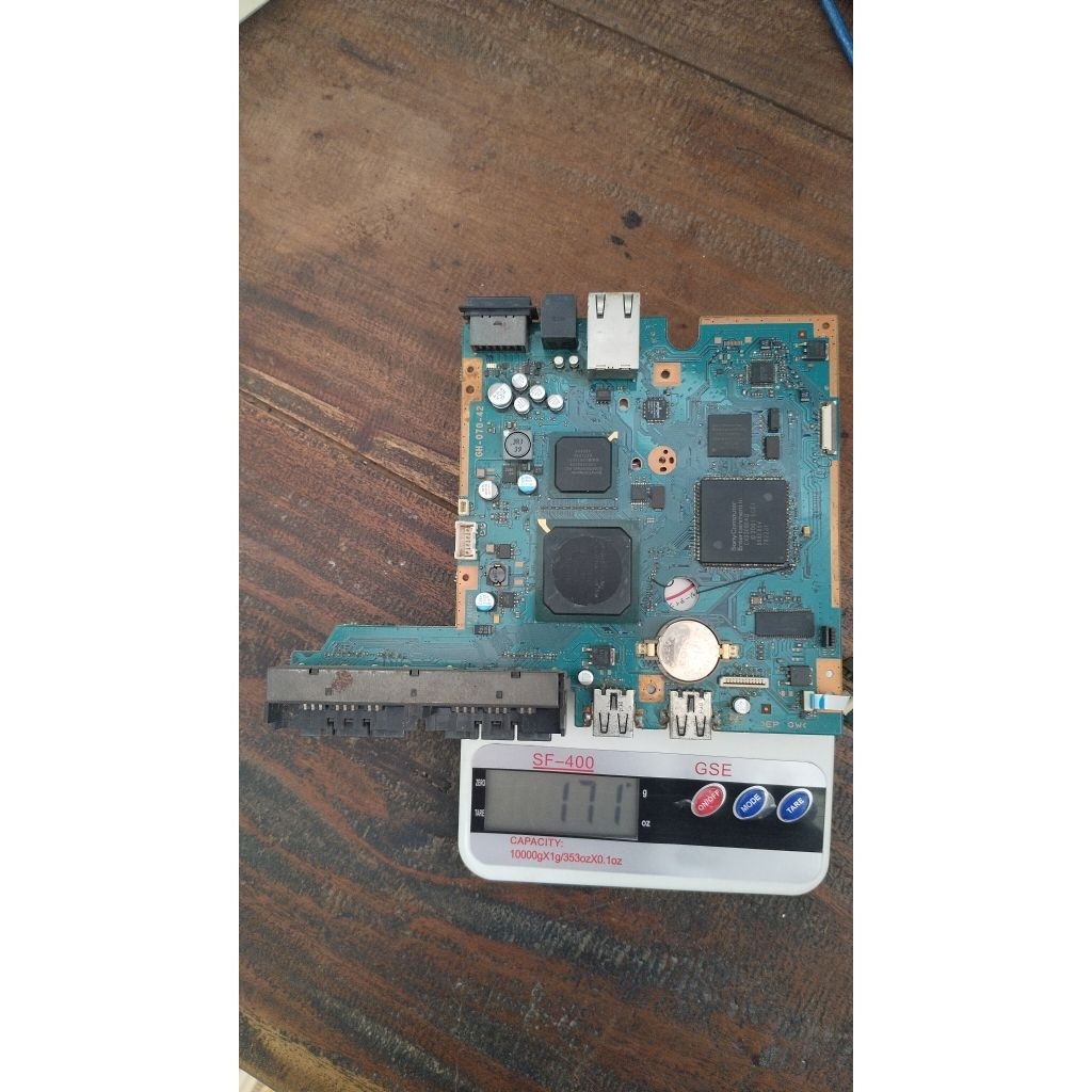 Mainboard ps2 slim 2 chip rusak bahan olahanTidak garansi/retur