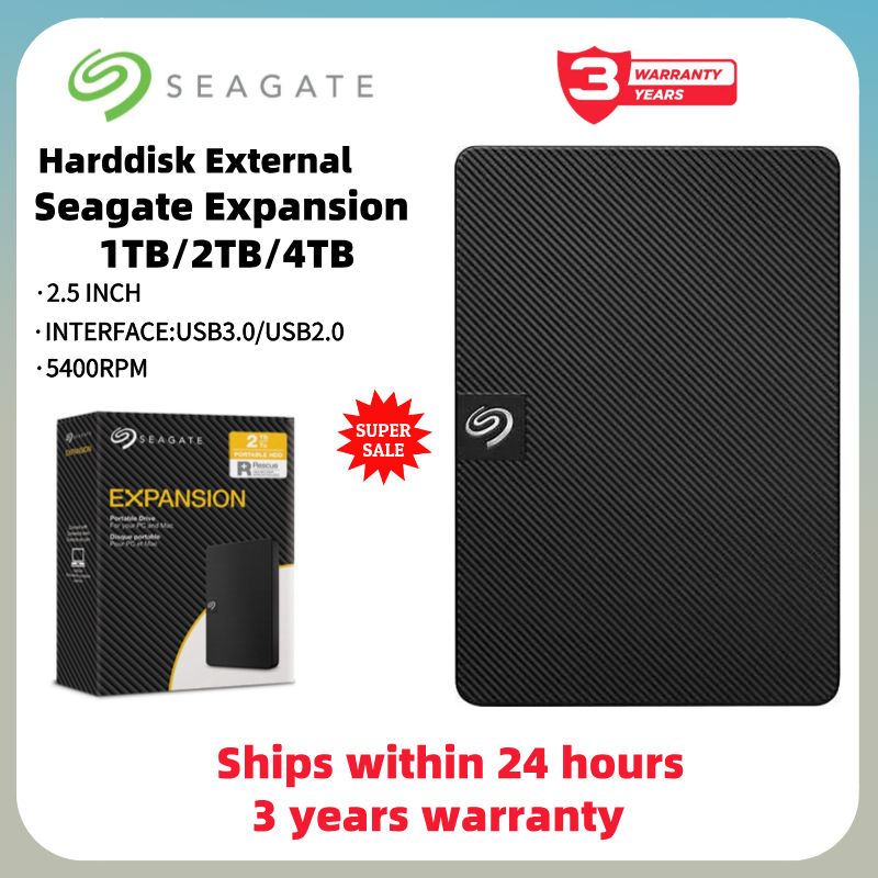 Seagate Expansion Harddisk External  Portable hard drives 500GB/1TB/2TB/4TB 2.5 Inch USB 3.0 HDD - O