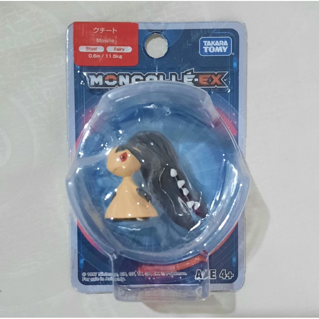 Moncolle Pokemon figure Mawile merek takara tomy