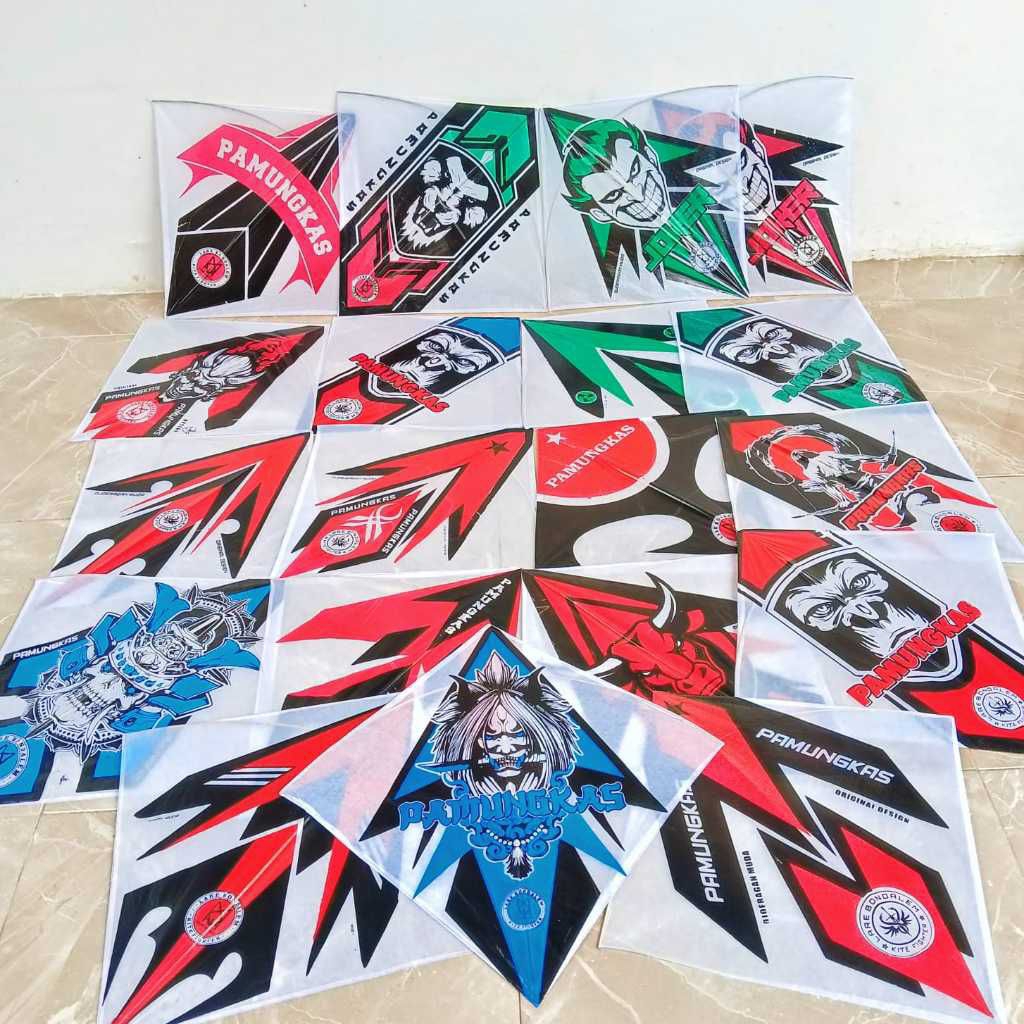 layangan Sukhoi lilitan pamungkas by warokite apus & petung motif random