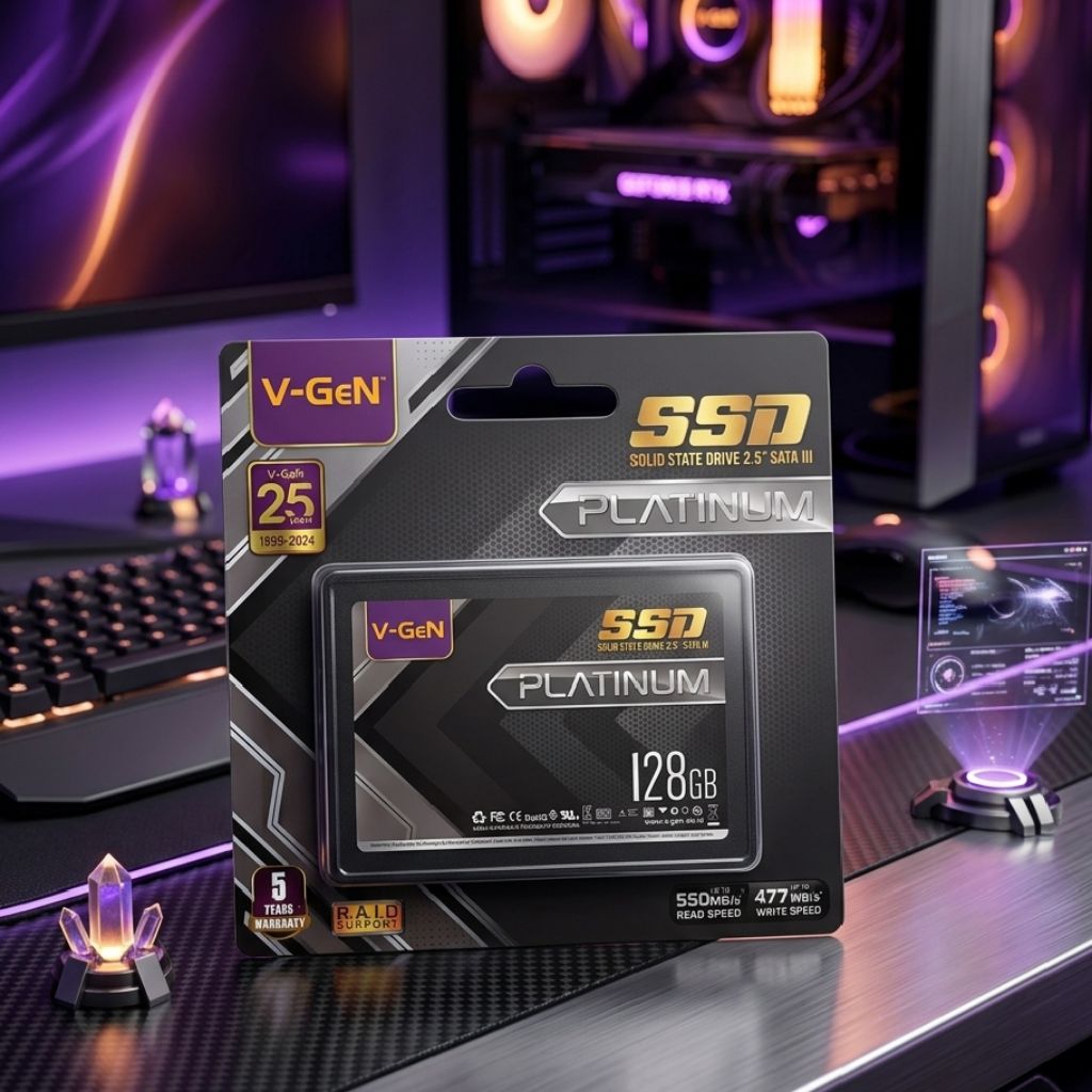 SSD Vgen 128GB Platinum Original Berkualitas Bergaransi