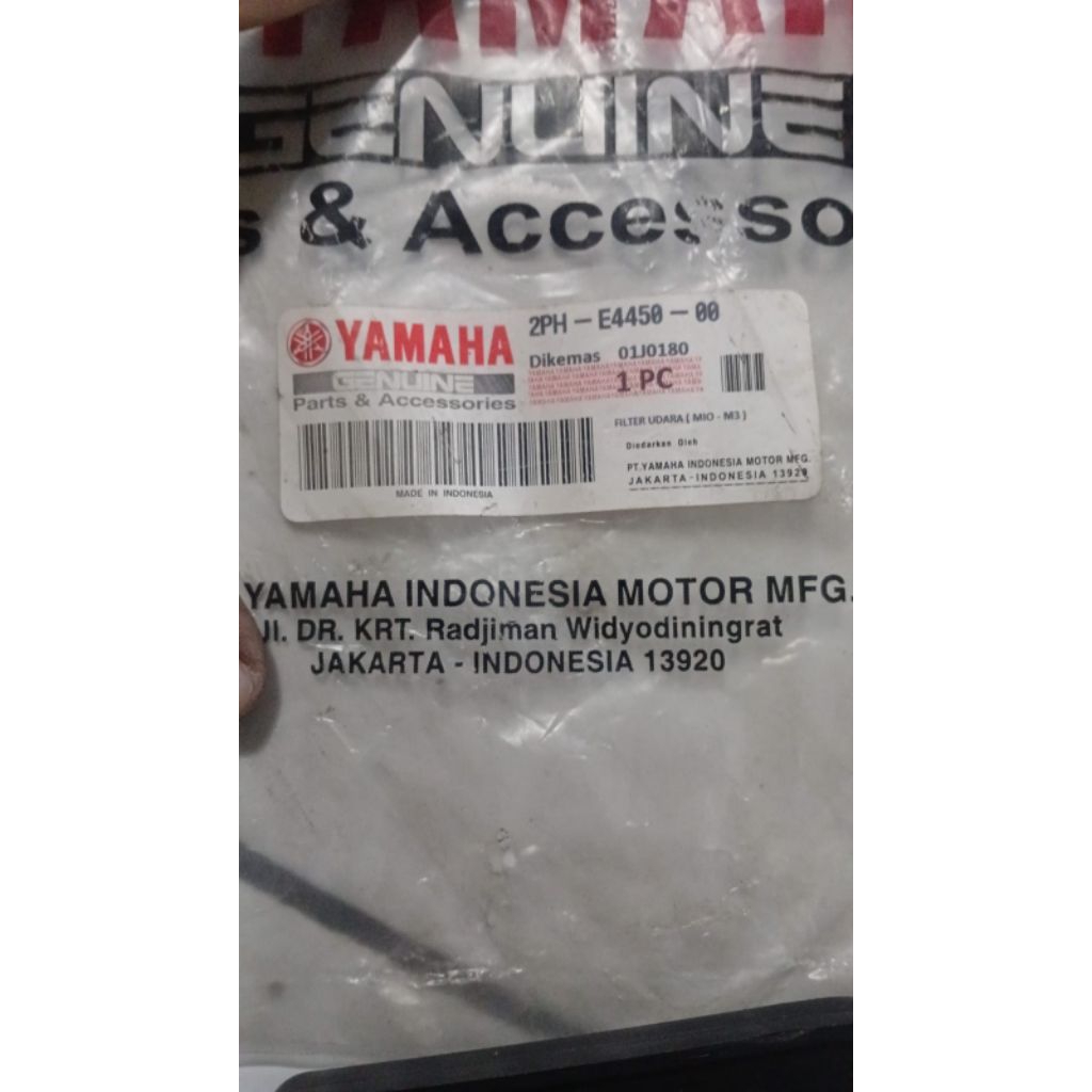 filter udara Mio M3 Fino 125