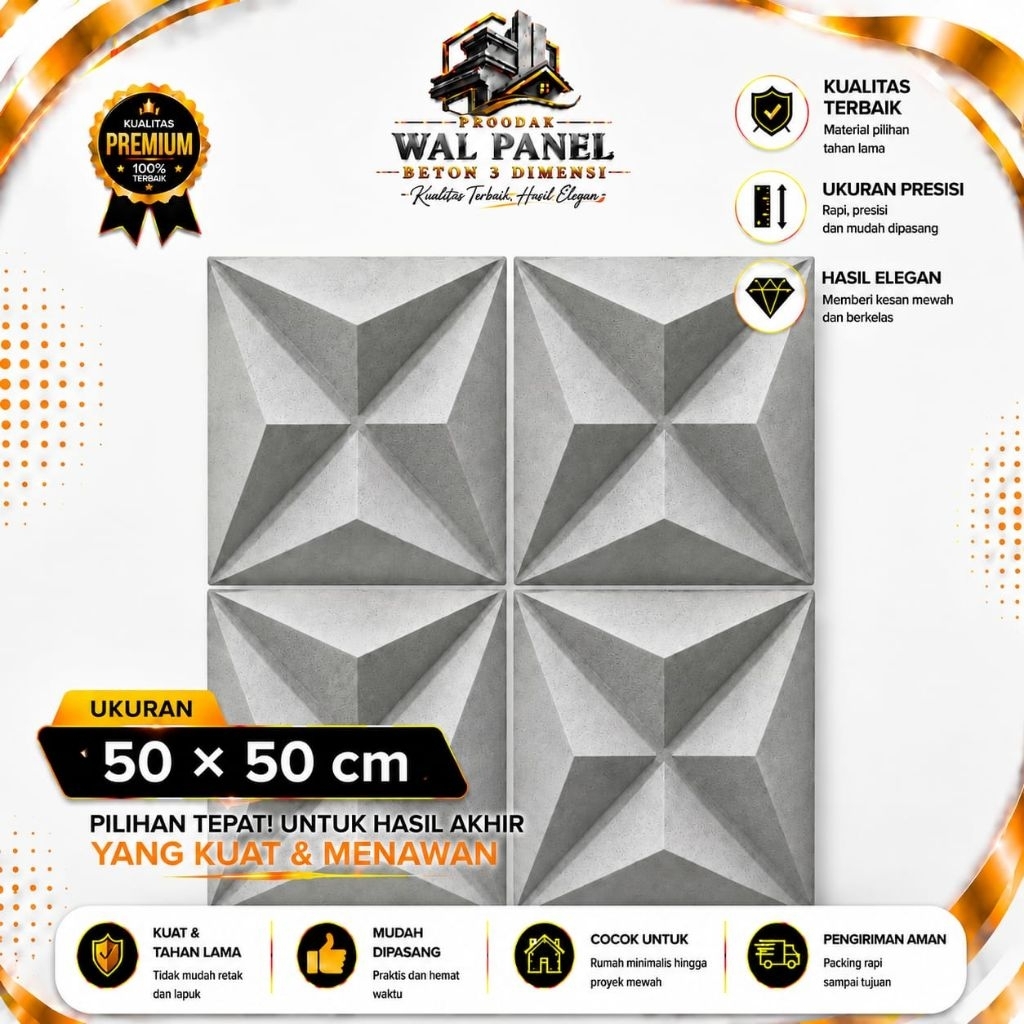 Wall Panel Beton 3d Wal Panel 3d Beton Dekorasi Dinding
