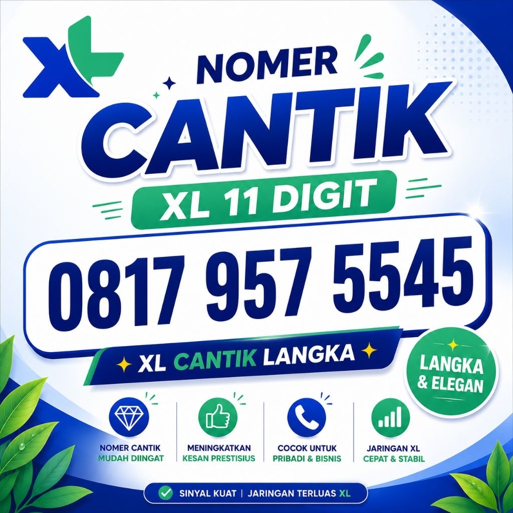 [KUOTA 80GB] XL NOCAN 11 Digit Spesial Kemerdekaan 45