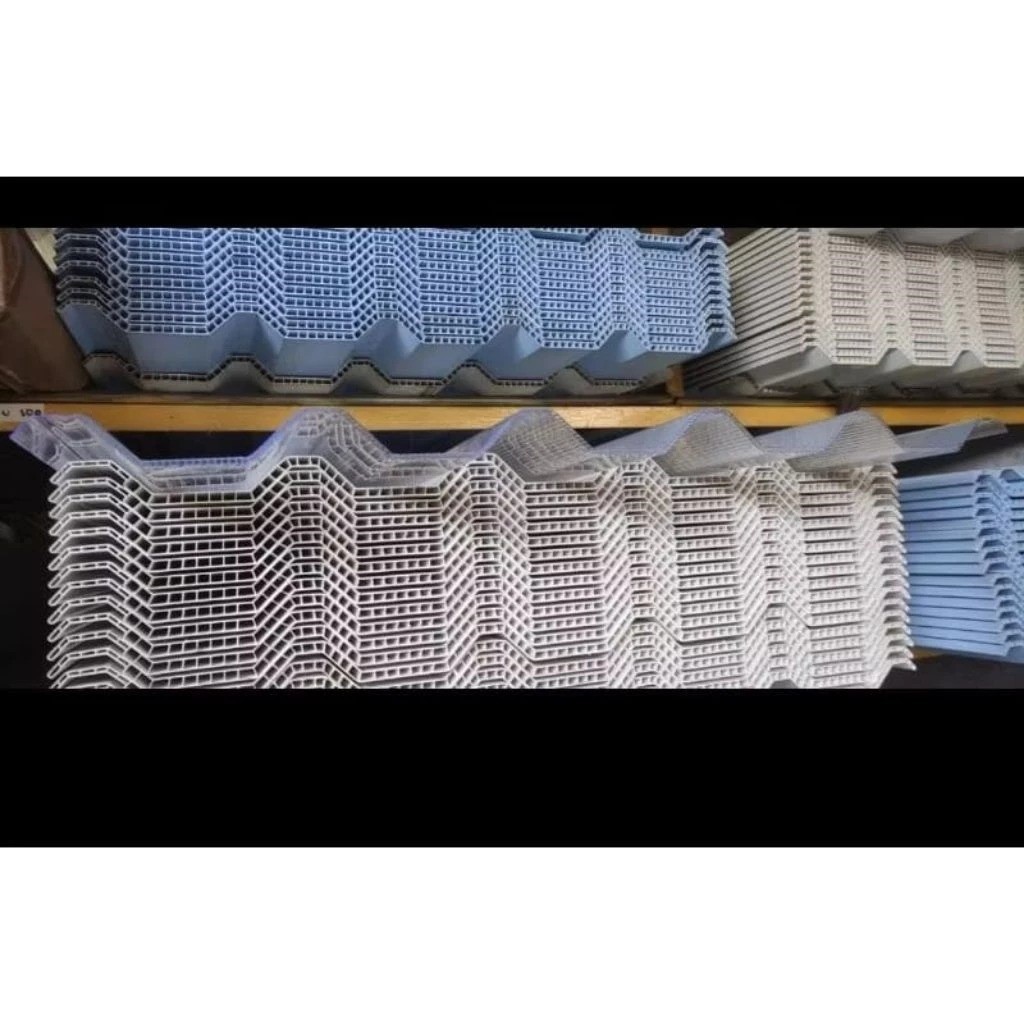 Atap UPVC Alderon Transparan Twinwall Ukuran 3-6 Meter