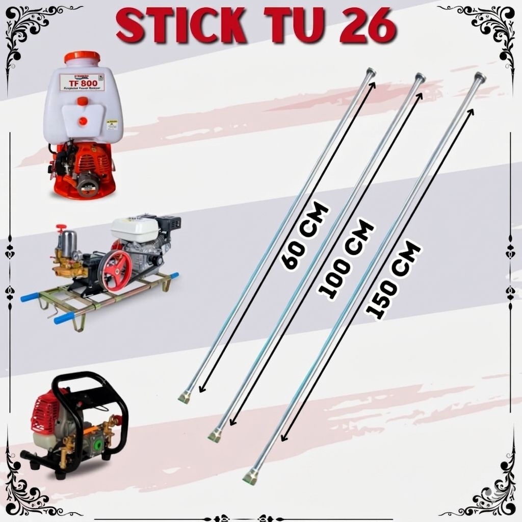 Stik Tu26 mesin sprayer 2tak / 4tak / Stik untuk mesin sprayer tu26 / Stik sprayer mesin / Stik stai