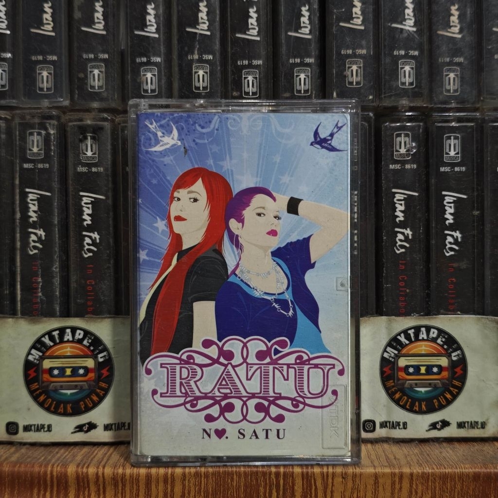 Kaset - Ratu - No 1 (Satu) - Radio Tape - Kaset Pita - Radio - Pemutar Kaset - Retro - Classic - Cas