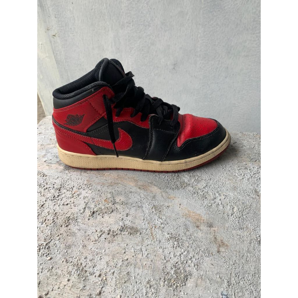 NIKE AJ 1 MID RED