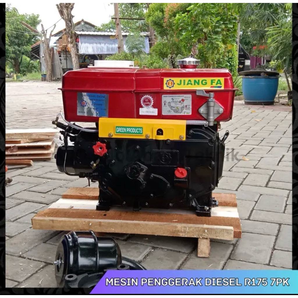 MESIN DOMPENG R175 JIANGFA 7PK / MESIN DIESEL 7hp Jiangfa