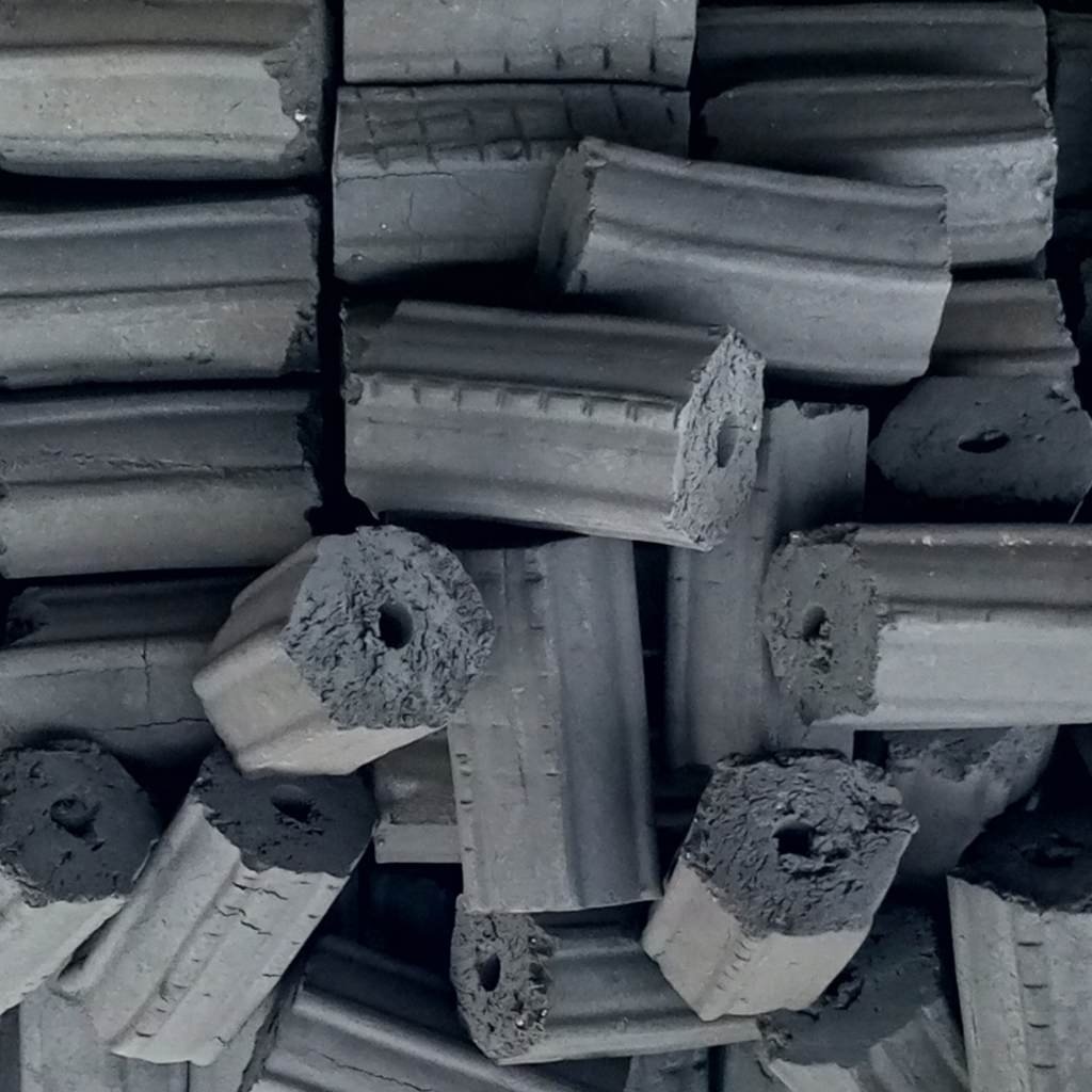 Briket Arang Hexagonal