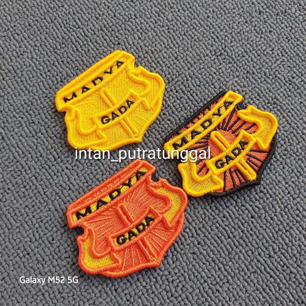 Bordir Timbul Gada Madya | Atribut Satpam Gada Madya