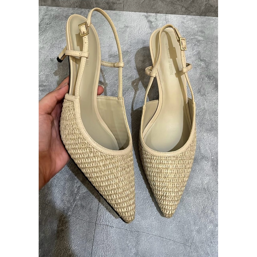 Charles & Keith Flat Shoes - Taupe (100% Original)