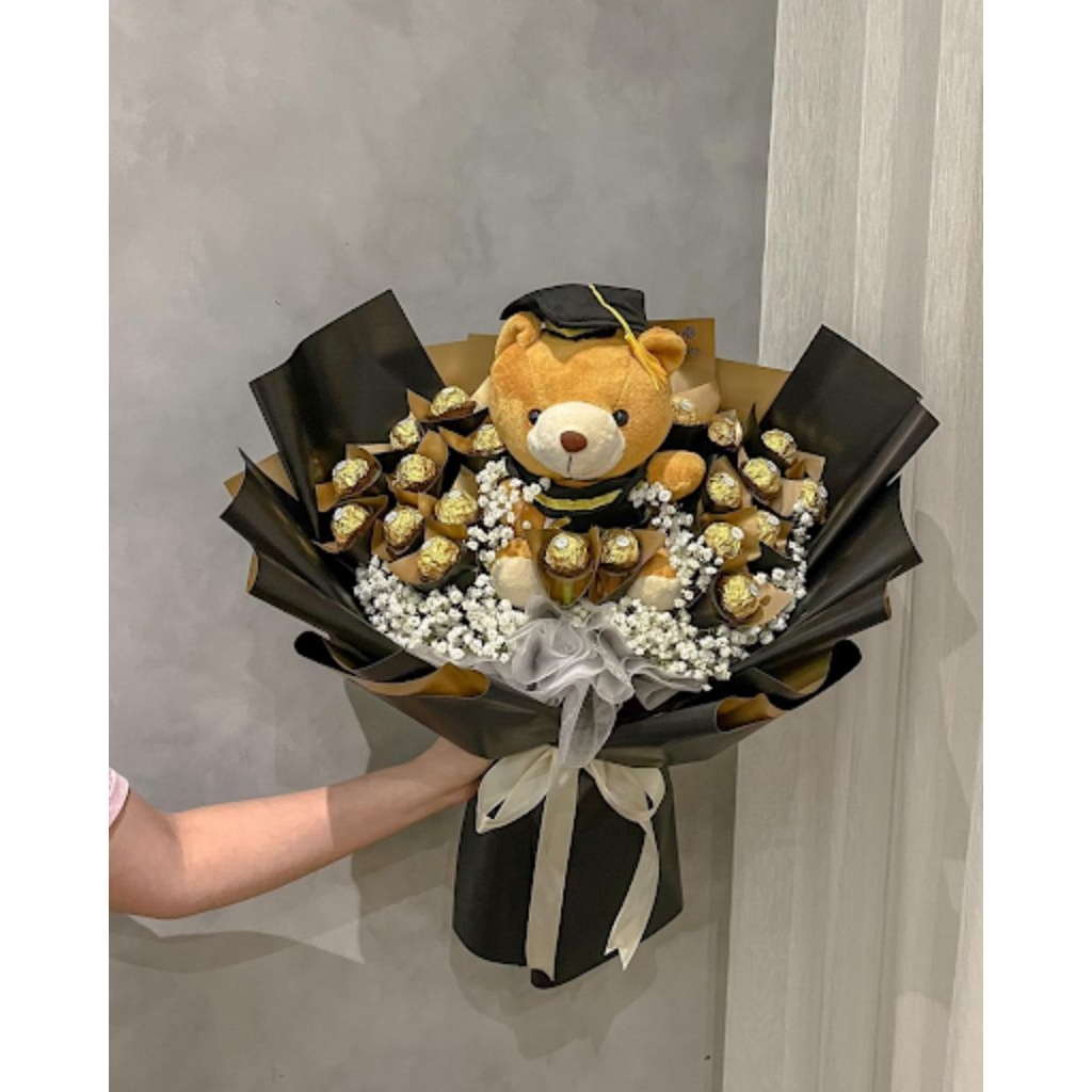 Buket Bunga Uang Boneka Wisuda Bouquet Murah