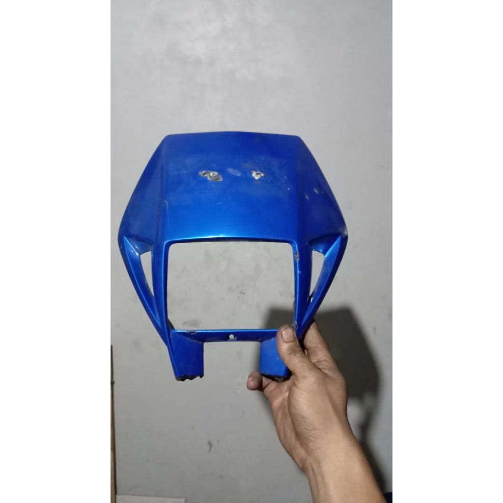 KTM Headlamp Cover / Topeng Lampu Original GREGER Biru Bekas Ori