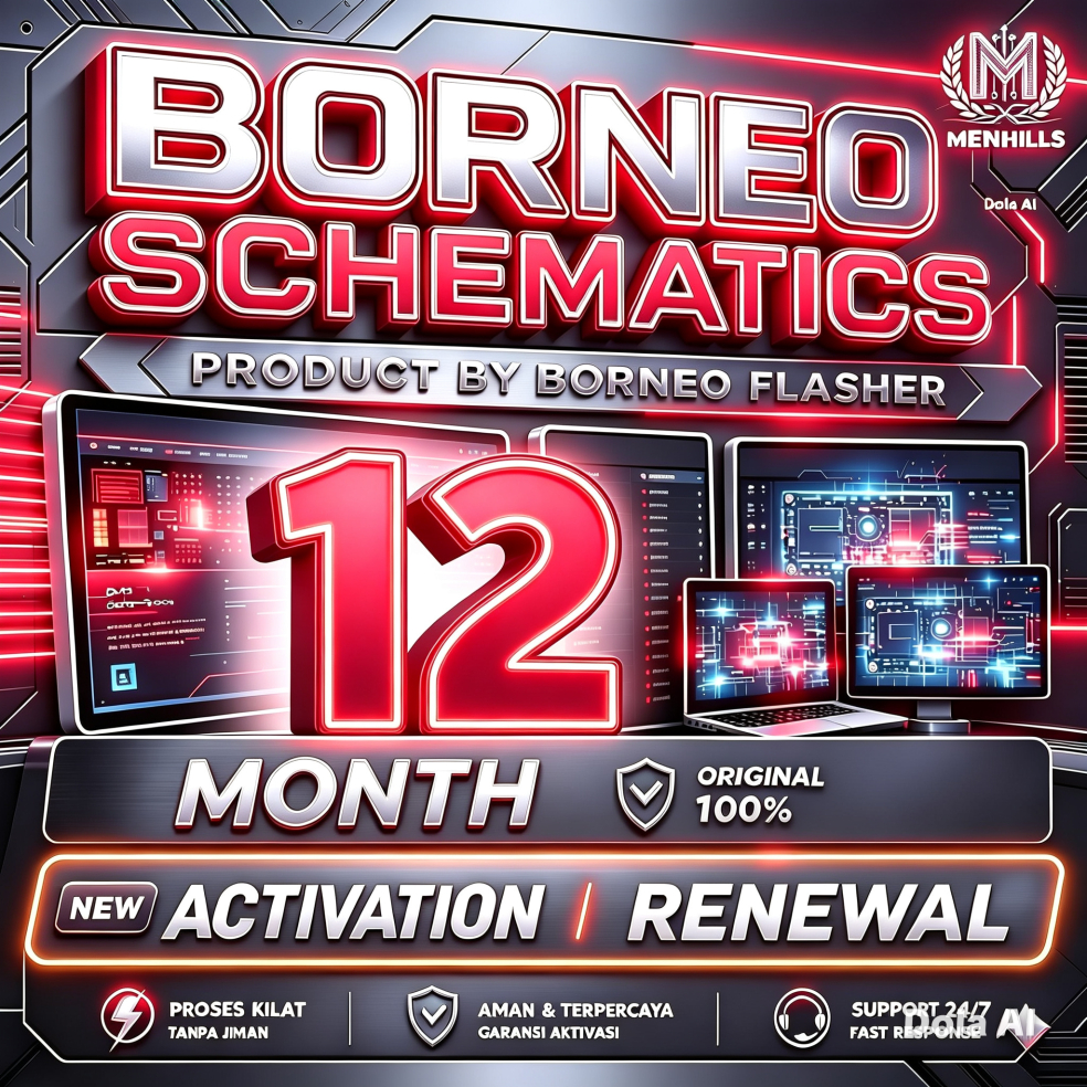 Borneo Schematic Official Activation 1 Year | Boardview & Diagram HP and Laptop