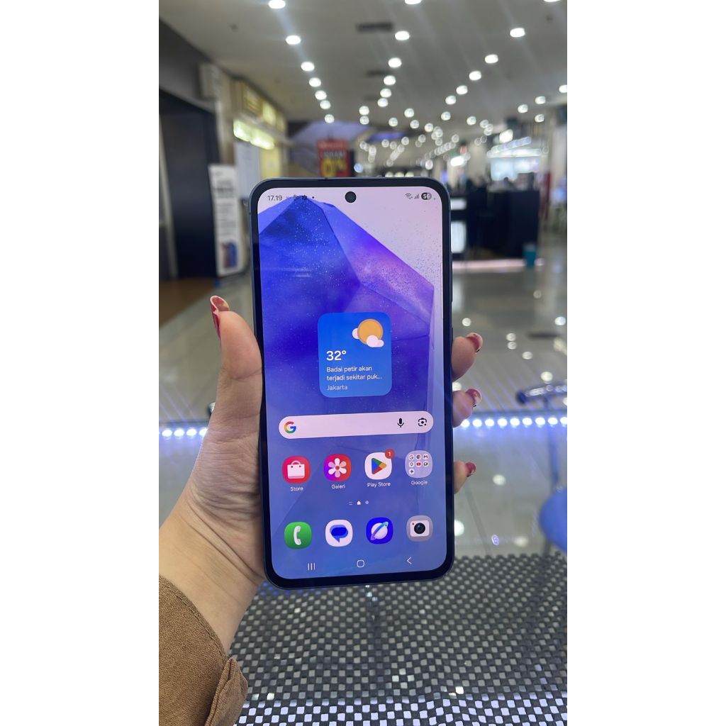 SAMSUNG GALAXY A55 5G 8/128GB SECOND SEKEN BEKAS RAM 8 INTERNAL 128