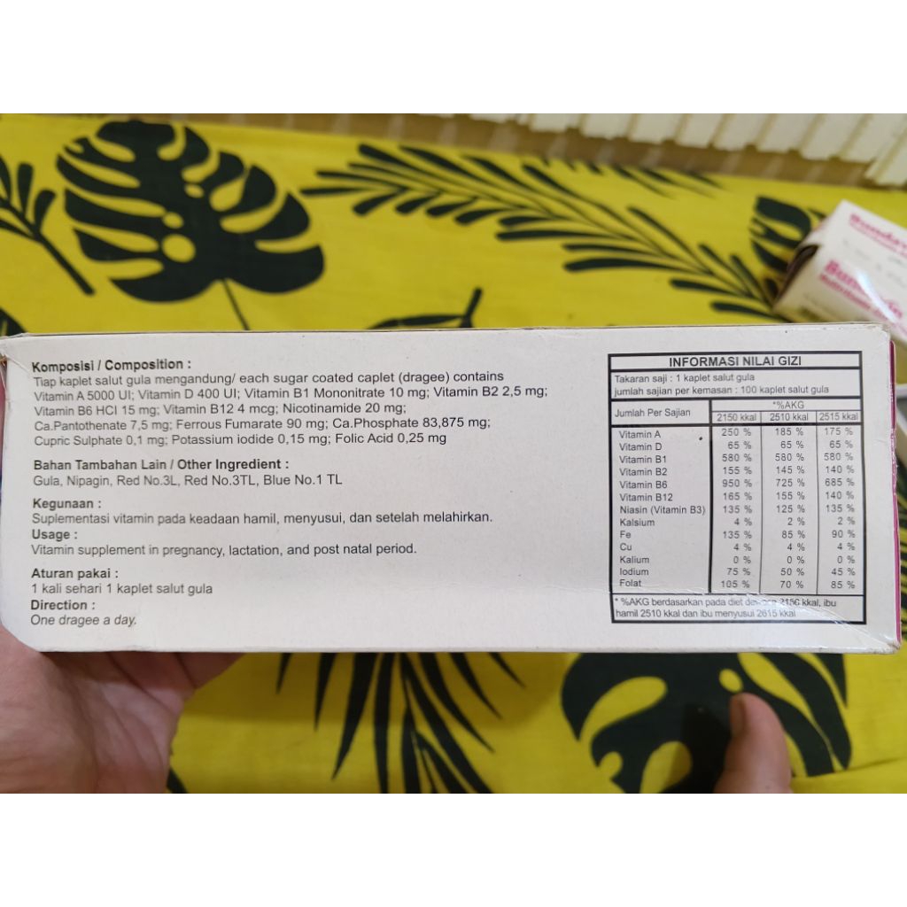 multivitamin ibu hamil dan menyusui bundavin