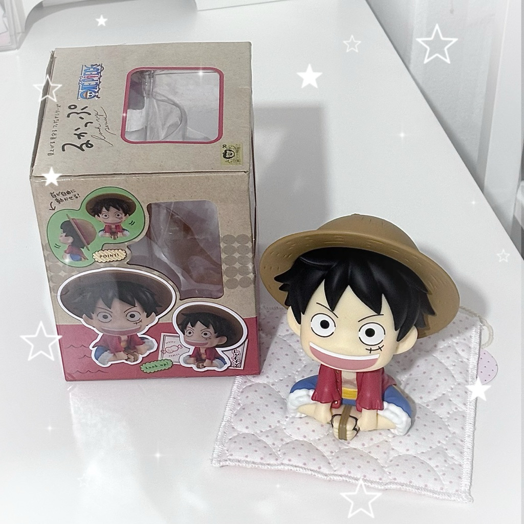 [Ready] Lookup Rukkappu One Piece | Monkey D Luffy | Preloved Official Lookup Figure MegaHouse