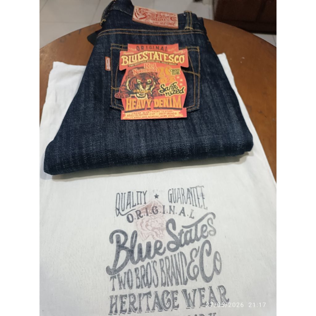 Bluesates Denim Red Notorious 20 Oz/ Sz30