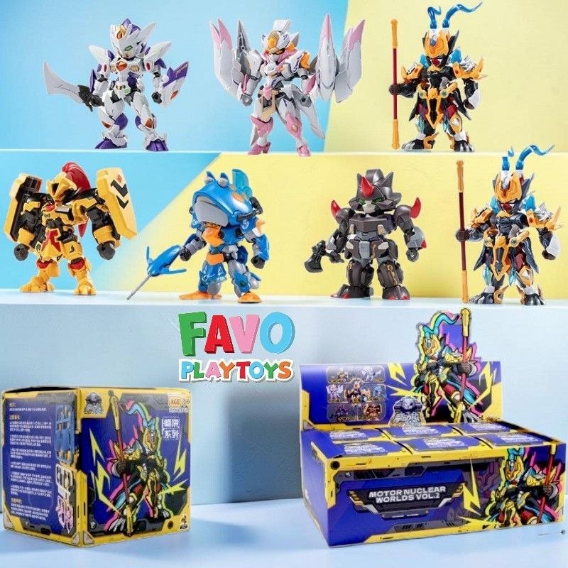 MOTOR NUCLEAR MNC-B Motor Nuclear Worlds Vol 2 MNQ Mecha Blindbox Figure