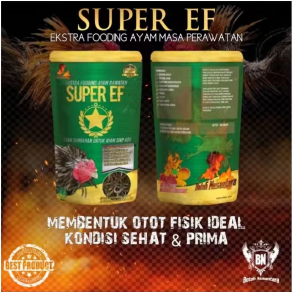 Vitamin ayam aduan SUPER EF 100 gr suplemen ayam - Penguatan Tulang, Pembentukan Otot, Pencernaan Se