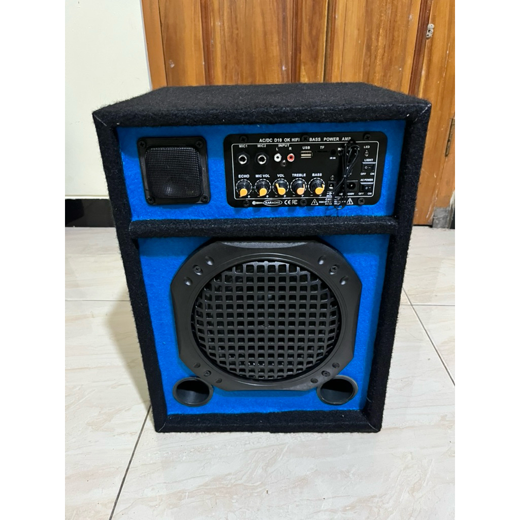 8 INCH 8in BLUETOOTH SPEKER AKTIF ACKTIV SALON SOUND KARAOKE USB RADIO