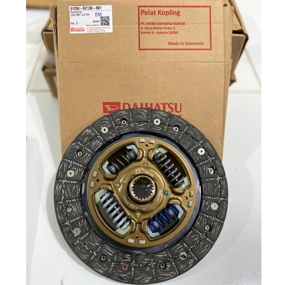 Kampas Kopling/ Clutch Disc AVANZA / XENIA 1300cc (BUKAN 1500cc / 1000cc YAAA) Merk DAIHATSU ORIGINA