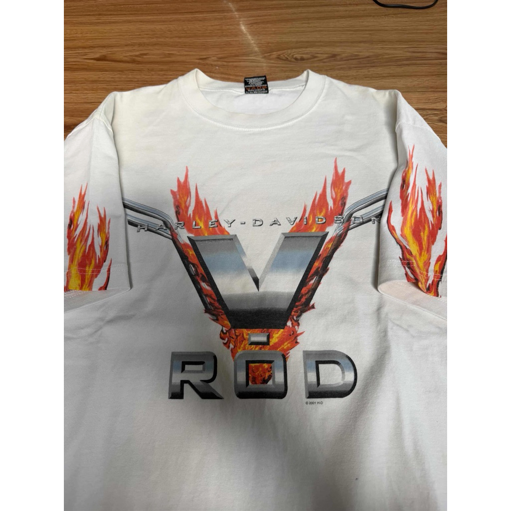HARLEY DAVIDSON VROD FLAME TEE