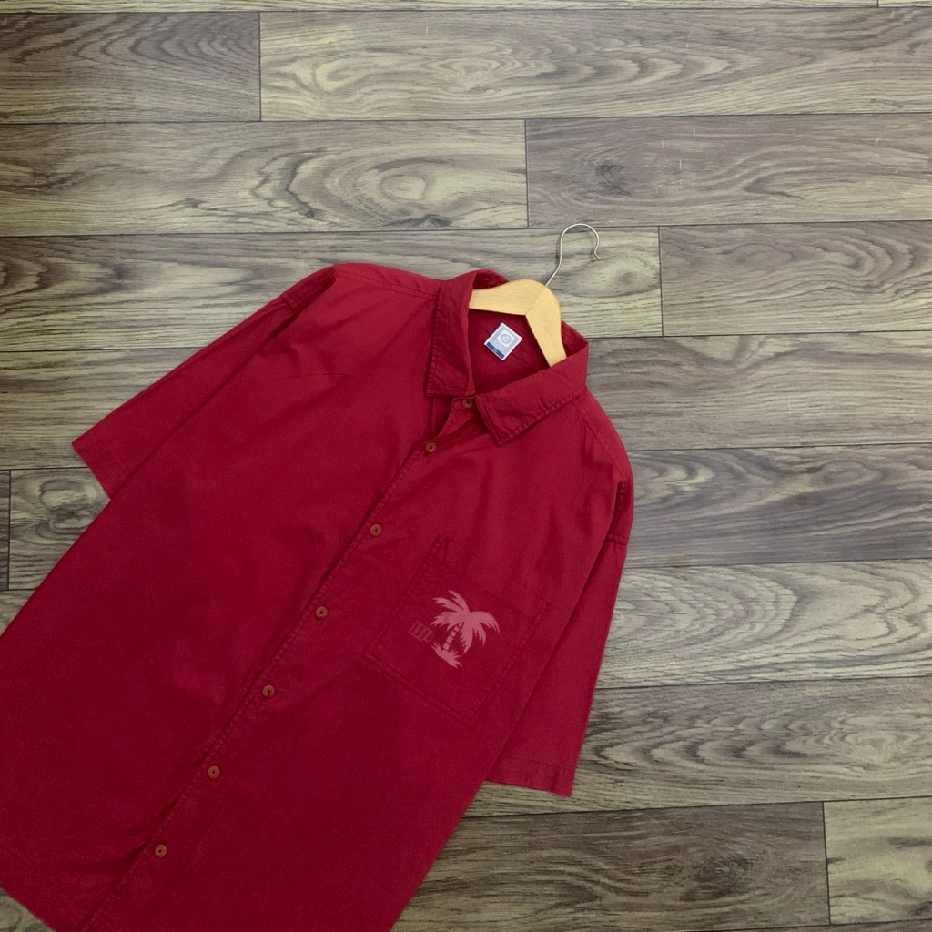 Kemeja OCEAN PACIFIC Branded Hawai Oversize Short Sleeve