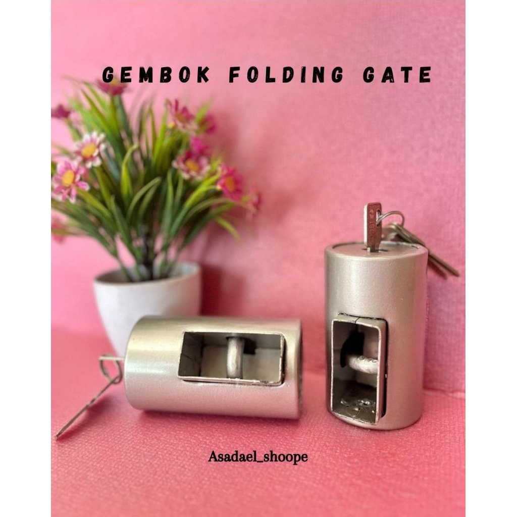 GembokFoldingGate/Gembok Anti Maling Folding gate