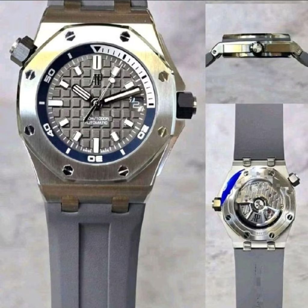 JAM TANGAN TERBARU AP RO ROYAL OAK OFF SHORE DIVER GREY REF 15720ST IPF V2 TIER 5 DM 42MM JAM TANGAN
