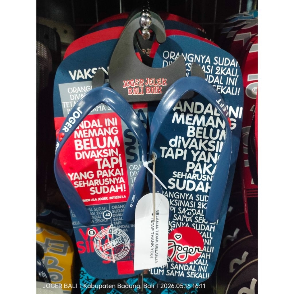 SENDAL ANTI VIRUS JOGER BALI (100% ORIGINAL JOGER BALI)