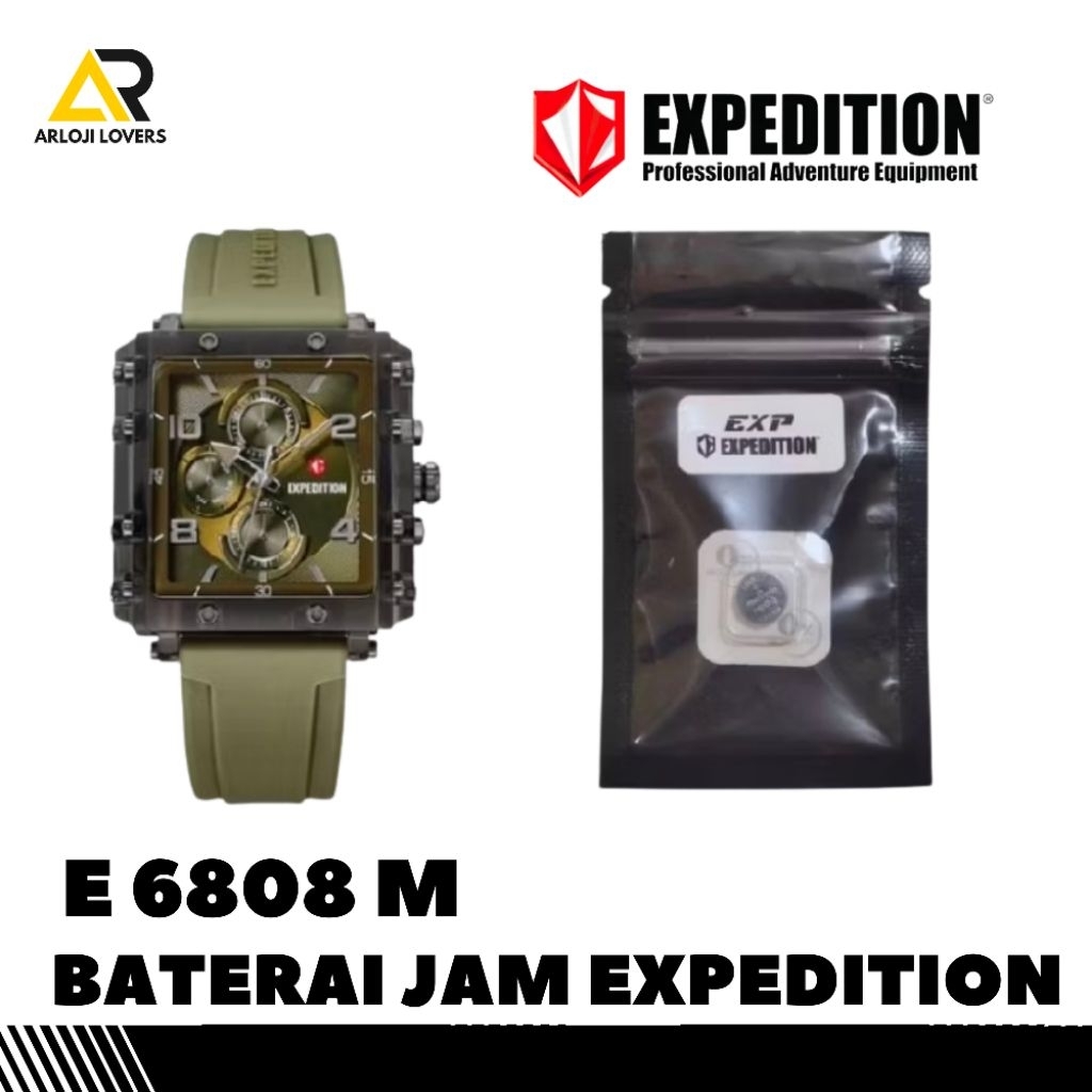 Baterai Jam Expedition Type E 6808 M Original