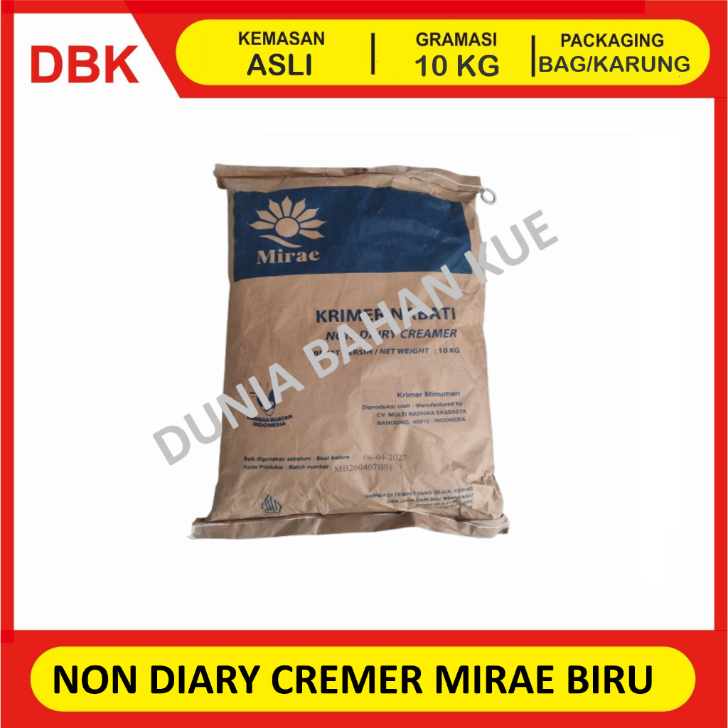 NON DAIRY CREAMER MIRAE / NDC KRIMER / SUSU BUBUK - 1 BAG 10 KG