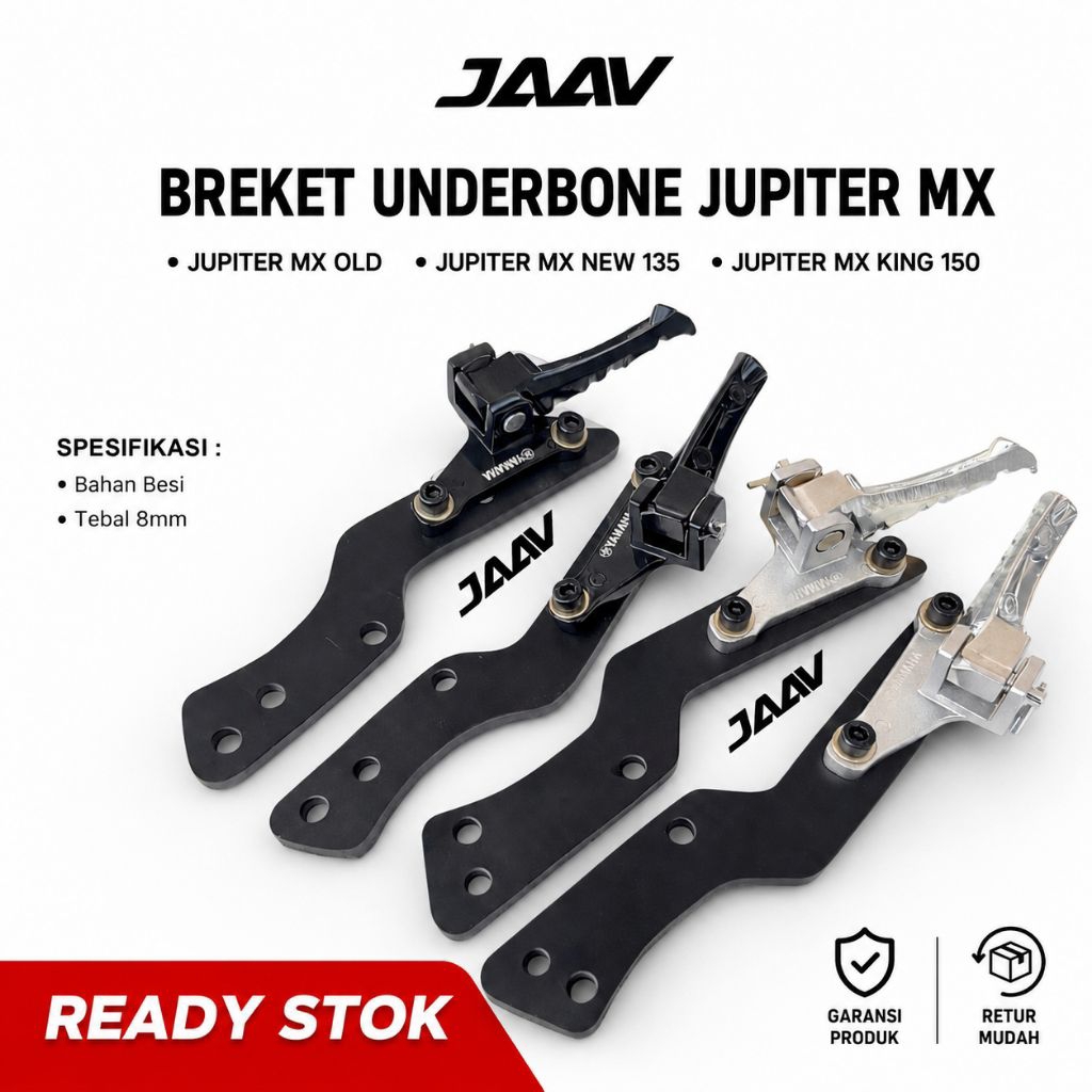 Breket Underbone Jupiter Mx New 135 Old King 150 Tebal 8mm Footstep Jupiter Mx New 135 Old King 150