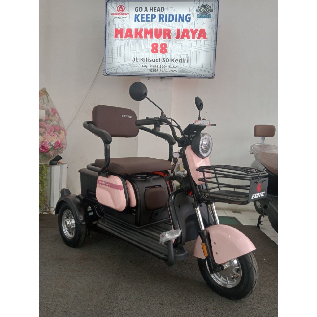 sepeda listrik roda tiga Exotic Sierra TERMURAHHH 