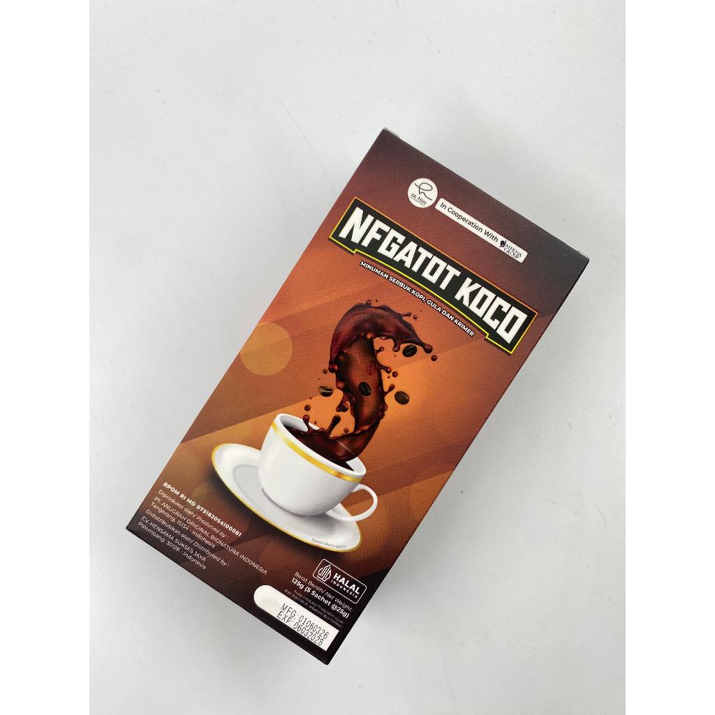 Kopi NF Gatot Koco By dr. Richard Lee - Kopi instan 1 box isi 5 Sachet BPOM - DR HEN 3 in 1 coffee s