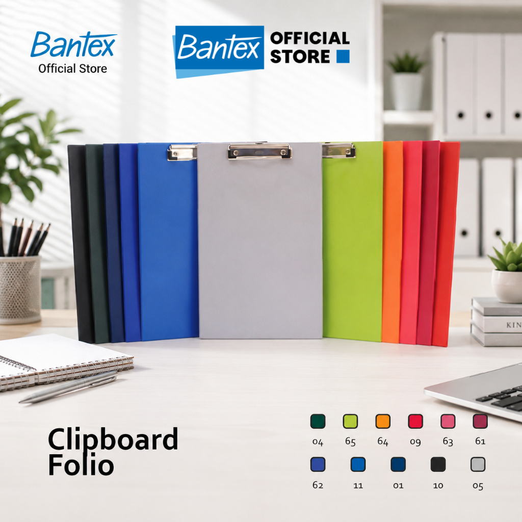 [Bantex Surabaya] Papan Jalan Bantex Clipboard Folio #4205
