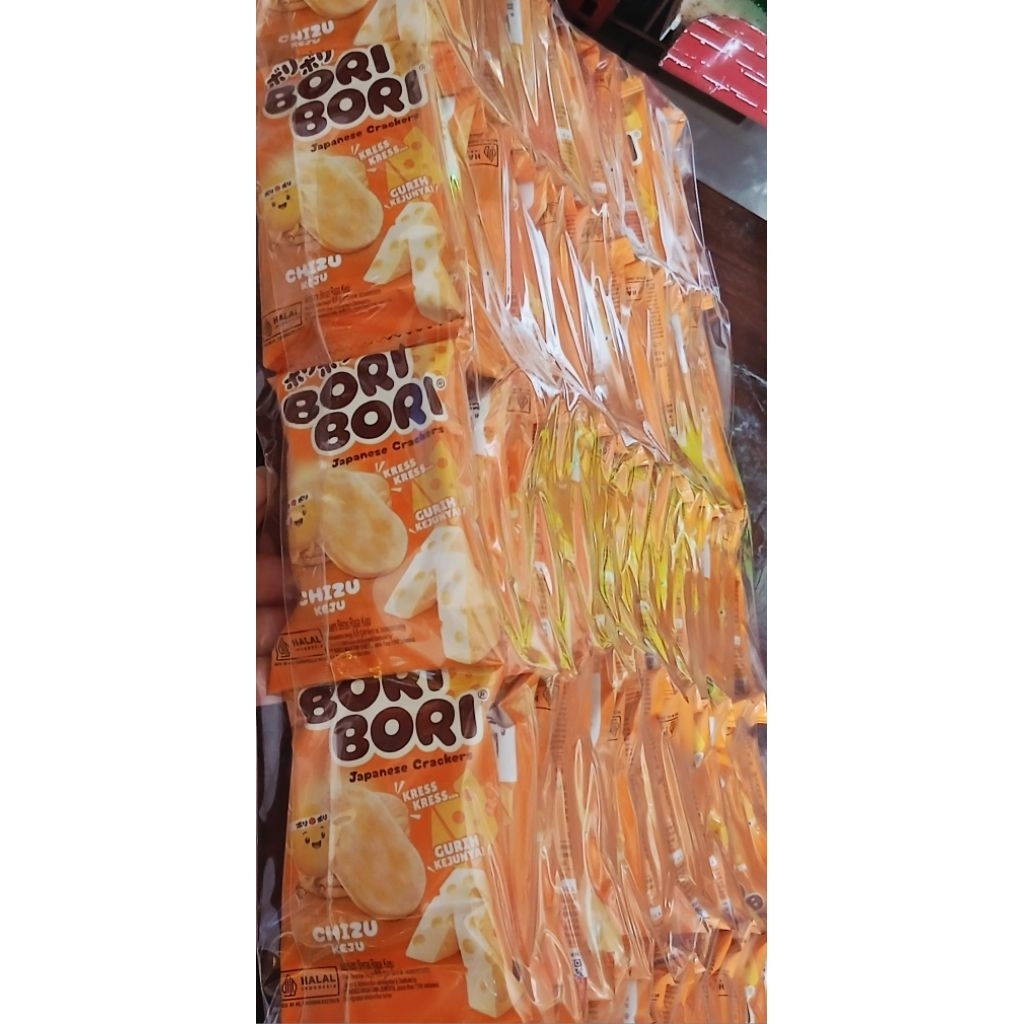 Bori Bori Japanese Crackers Keju Snack Jepang Original | Bori Bori Japanese Crackers Rumput Laut Sna