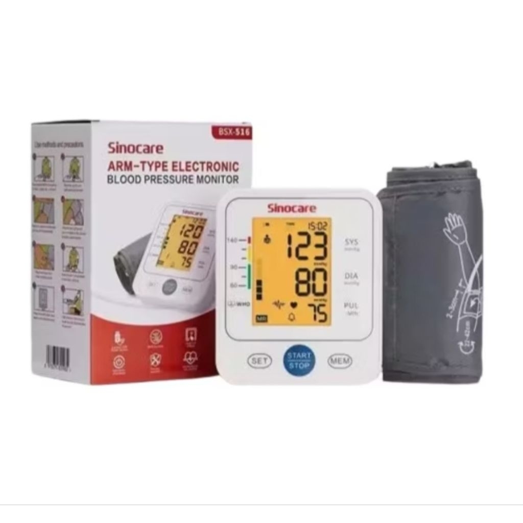 Sinocare Tensimeter Digital / Tensimeter Digital Sinocare / Sinocare Bsx 516 Tensimeter Digital