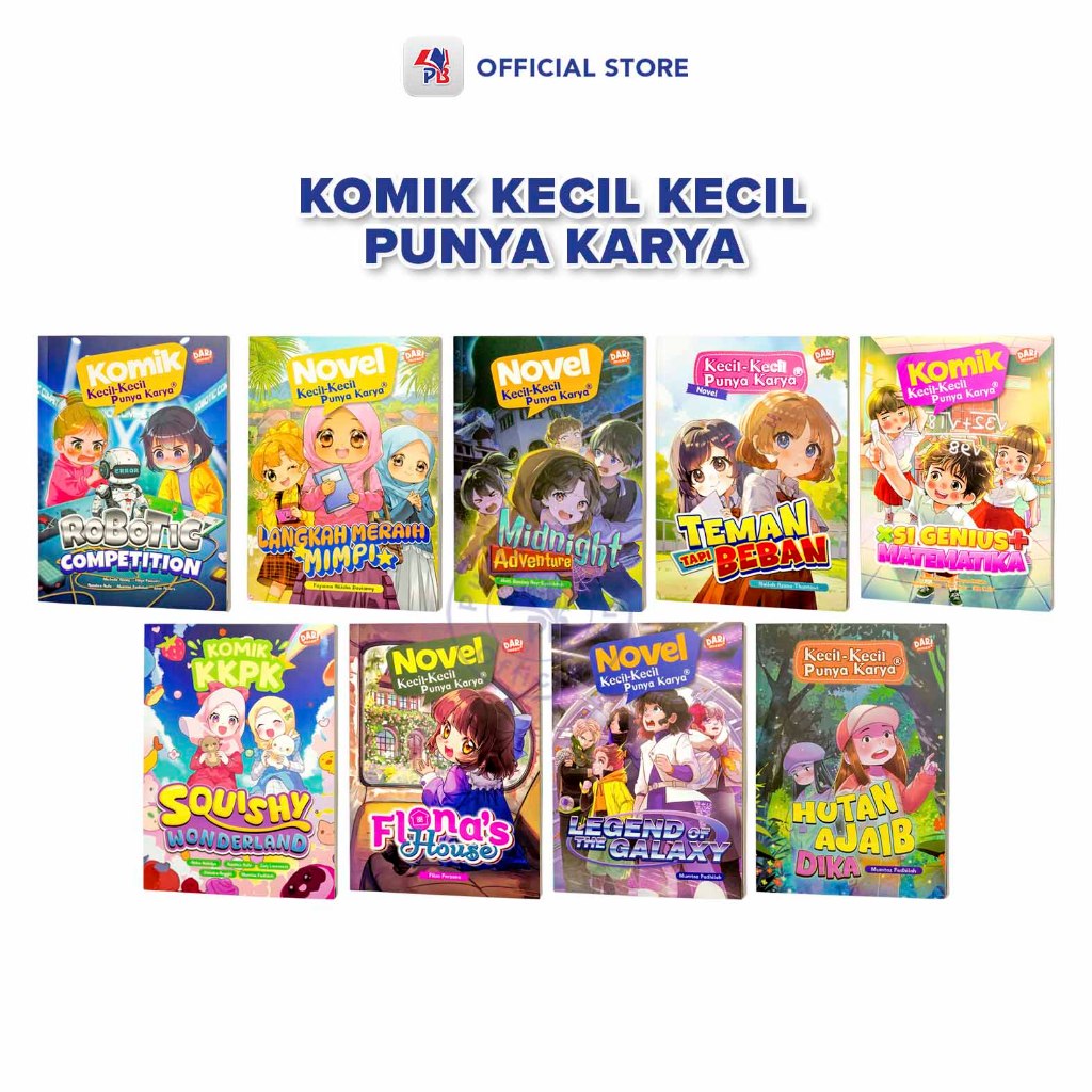 Buku Novel Dan Komik Kecil - Kecil Punya Karya Seri Flona's House / Legend of The Galaxy / Hutan Aja