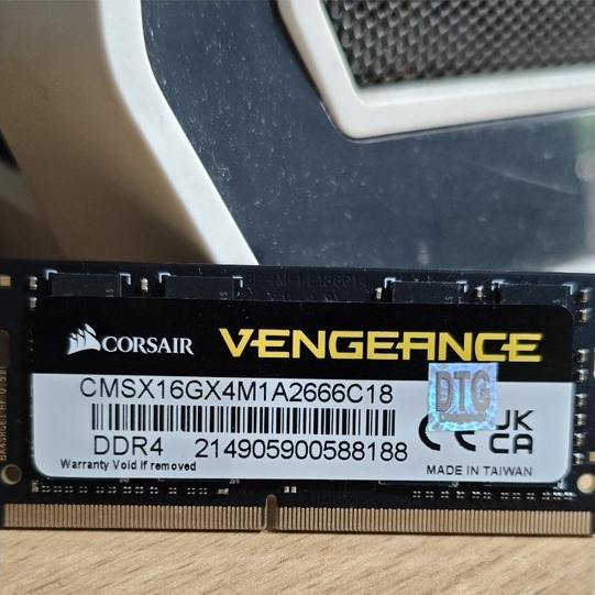 RAM SODIMM CORSAIR VENGEANCE 16GB DDR4 2666MHz