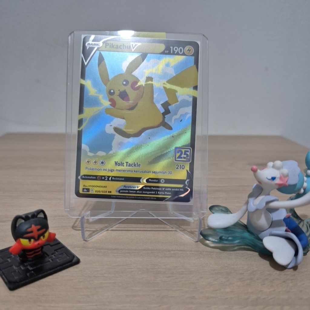 Pikachu V 25th Pokemon TCG Indonesia