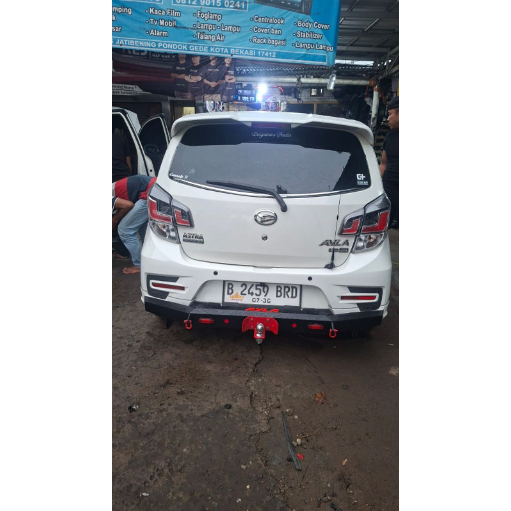 Towing pengaman bemper bumper belakang mobil ayla 2020