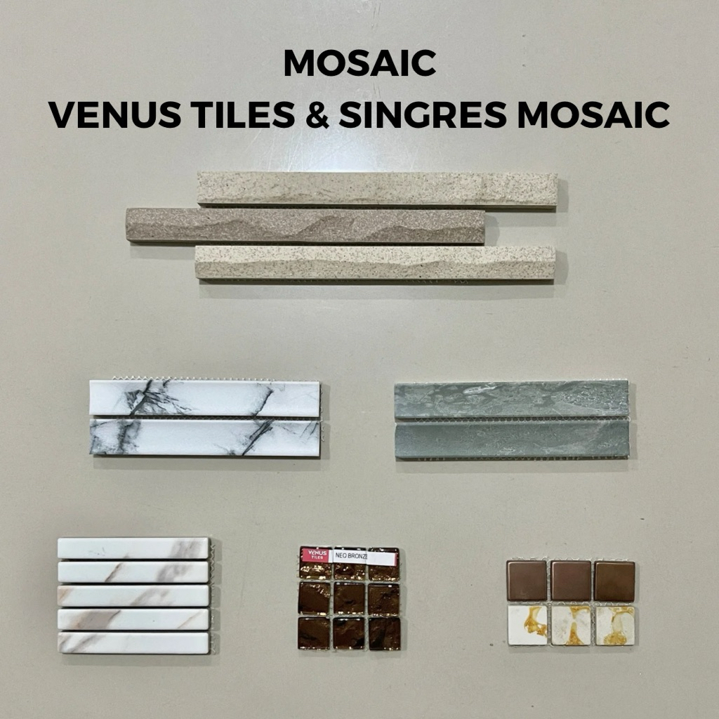 Sample Material Mosaic Singres Mosaic & Venus Tiles | Material Interior