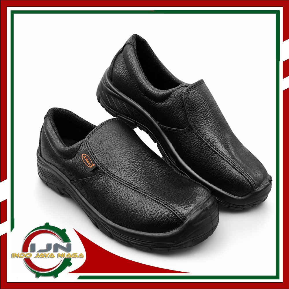 Sepatu Safety Dr.OSHA Georgia 3132 Slip On Ujung Besi / Safety Shoes Kerja Proyek Pria Wanita