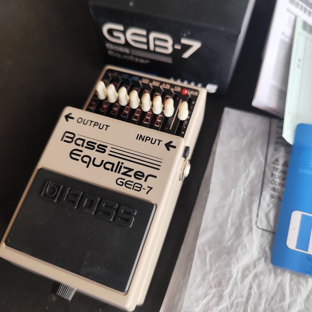 Boss GEB 7, Bass Equalizer, Preamp Bass, Not GE 7b