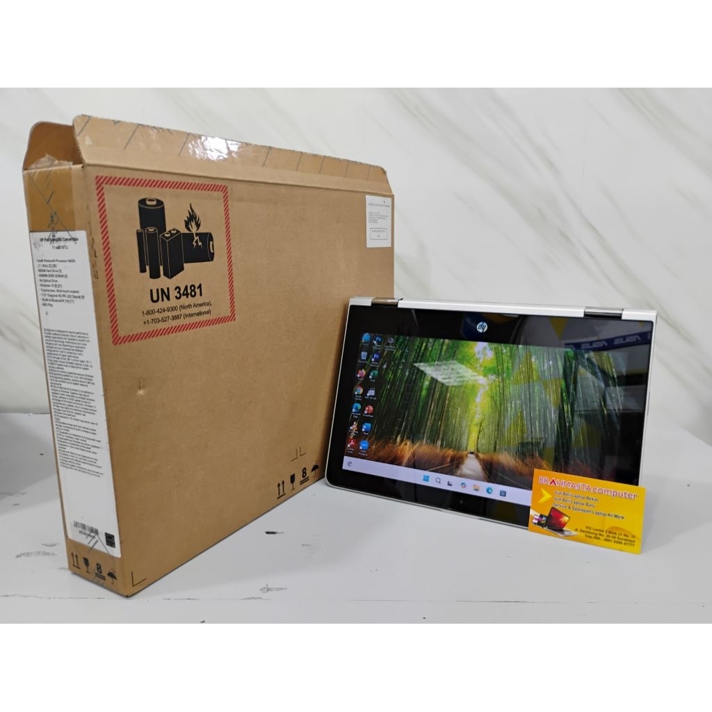 LAPTOP HP PAVILION X360 11-AD019TU SECOND SIAP PAKAI